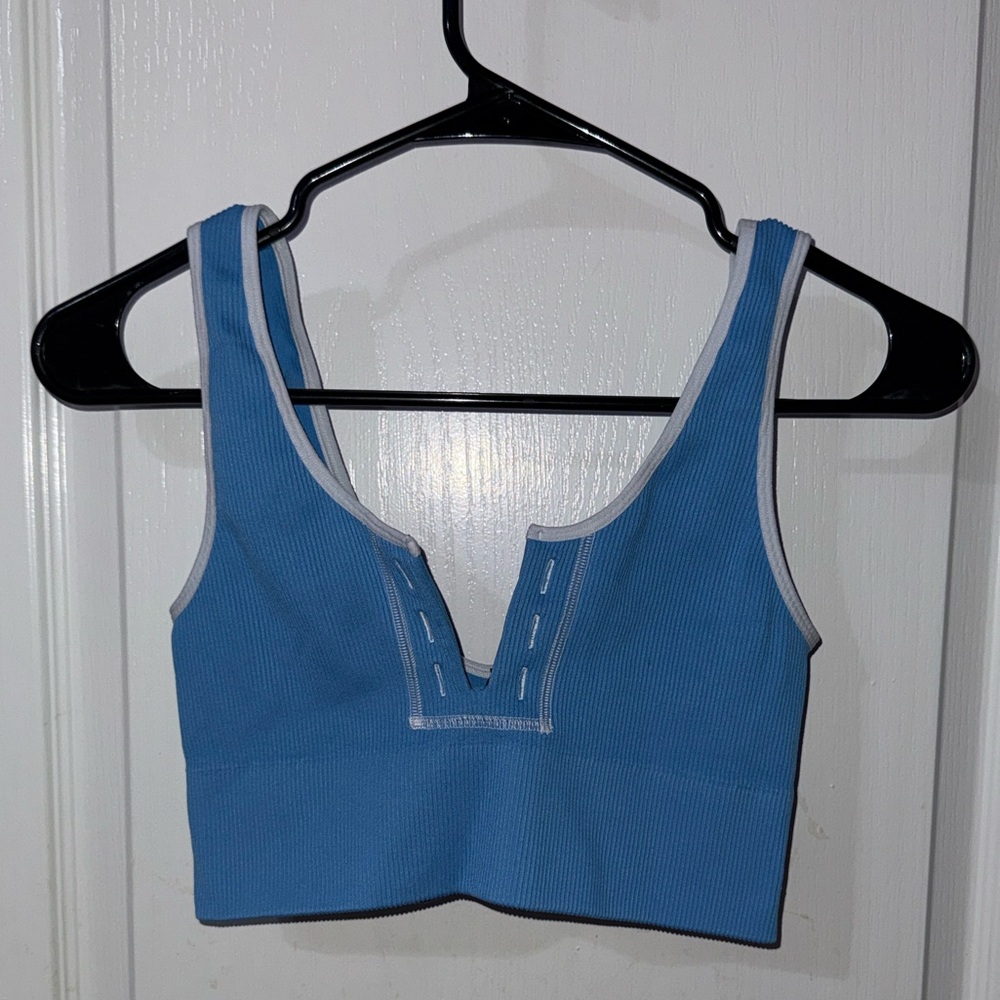 Urban Outfitters Blue Crop Tank/Bra